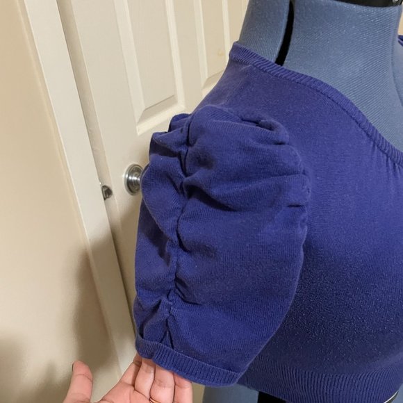 Short Sleeve Blue Top - Picture 3 of 4